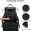 LOVEVOOK Laptop Backpack for Women, 17 Inch Work Business Backpacks Purse with USB Port, Large Capacity Nurse Bag College Bookbag for School, Waterproof Casual Daypack for Travel