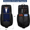 Garment Bag Travel Suit Bag for Men Large 40-Inch Carry on Garment Bag up to 3 Suits for Business Trips,2 in 1 Hanging Suitcase Luggage Bags for Travel,Foldable Carry on Bag Fits 15.6Inch Laptop,Black