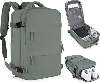 Coofay Travel Backpack for Women Men Airline Approved Carry on Backpack Flight Approved Waterproof Sports Luggage Backpack Casual Daypack Small Hiking Backpack