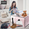 Extra Large Moving Bags with Zippers & Carrying Handles, Heavy-Duty Storage Tote for Space Saving Moving Storage, Fold Flat, Alternative to Box and Bin - 12 Pack, Semi-Transparent