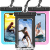 3 Pack Waterproof Phone Pouch IPX8 Universal Waterproof Case Dry Bag Phone Protector for Iphone 15 14 13 12 11 Pro Max plus XS XR X 8 Galaxy S23 S22 S21 S20 Pixel up to 7.5"(Multicolor 3)