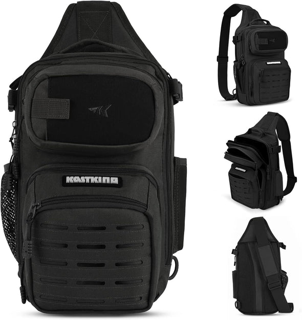 Kastking Blowbak Tactical Sling Tackle Bag-Lightweight Fishing Backpack Storge Fishing Gear and Equipment,Gift for Men
