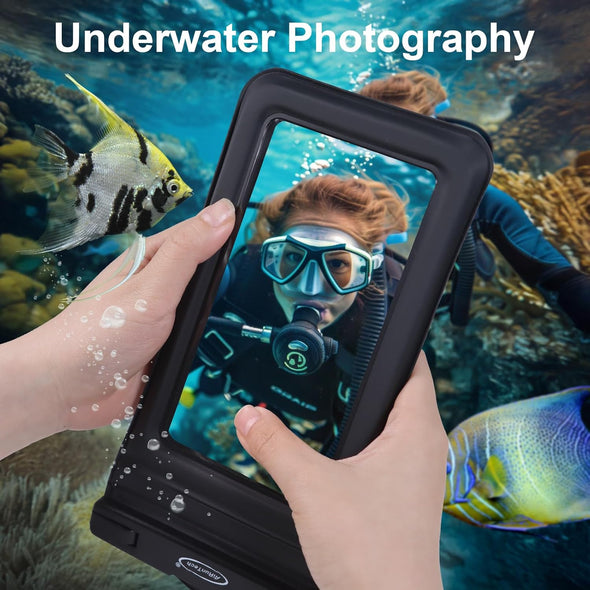 Airuntech Waterproof Phone Pouch,Waterproof Phone Case with Lanyard Protector for Iphone 15 14 13 12 11 Pro Max,Waterproof Cellphone Bag Beach Cruise Ship Essentials Vacation Accessories