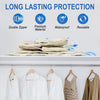 16 Pack Vacuum Storage Bags with Hand Pump, 4 Jumbo + 4 Large + 4 Medium + 4 Small Plastic Packaging Bags, 80% Space Saver Vacuum Seal Bags for Clothing, Travel Lugggage, Blankets, Comforters