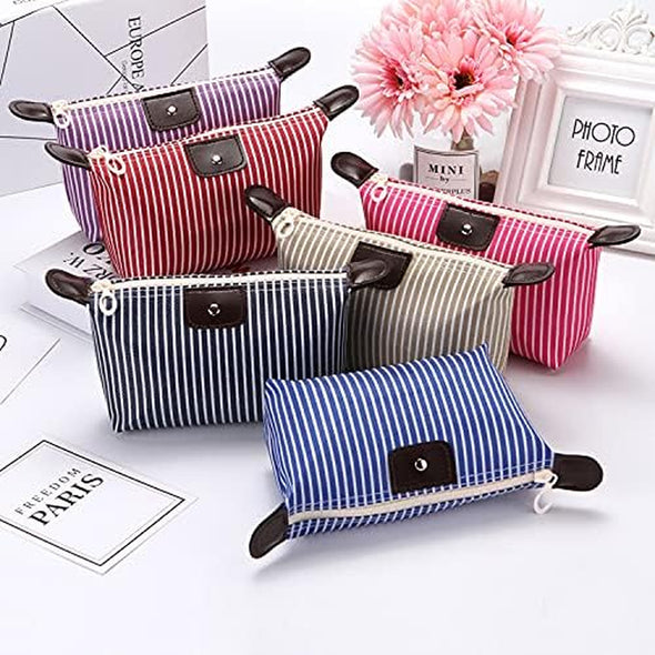 2 Pack Make up Bag,Travel Make up Bag,Toiletry Bag,Nylon Cosmetic Bag,Light Pink Makeup Bag,Skin Care Bag,Preppy Makeup Bag,Make up Bag for Traveling,Tiny Makeup Bag,Trendy Makeup Bag