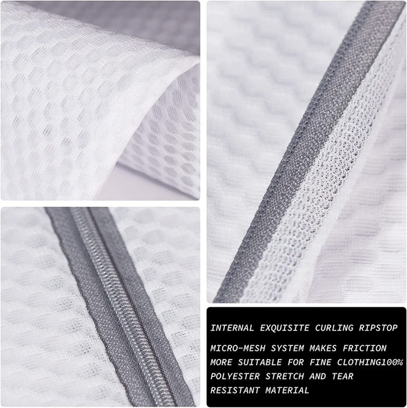 2 Xx-Large Honeycomb Mesh Laundry Bag Delicates Durable for Washing Machine,24 X 24 Inches Lingerie Bags for Laundry, Travel Storage Organize Bag for Cotton Clothes,Sheet,Sweater, Shoes