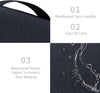 Large Capacity Toiletry Bag Travel Bag with Hanging Hook for Men and Women Waterproof Travel Cosmetic Bag Bathroom Storage Bag for Brushes Set,Full-Sized Shampoo,Toiletries,Accessories-Black