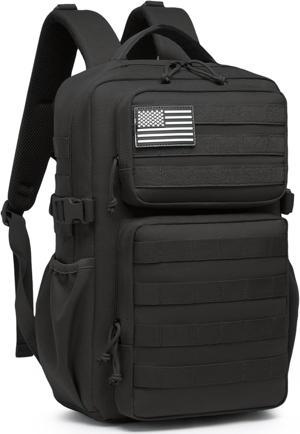 Military Tactical Backpack for Men Waterproof Daypack 3 Day Assault Pack Molle Bag with Water Bottle Holder
