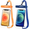 Waterproof Phone Pouch Bag - 7.5In Water Proof Cell Phone Case for Beach Travel Must Haves, IPX8 Dry Bag with Lanyard for Iphone 16 15 Pro Max Galaxy S25 S24 Ultra, Cruise Ship Essentials 2025