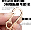 Wikavanli Metal Keychains Keyring Key Chain Ring Clip Holder Organizer for Home Car Keys Key Finder Women Men