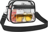 USPECLARE Clear Bag for Stadium Events Clear Purse for Women and Men for Sports Events Concerts Festivals
