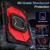 Case for Galaxy Tab A9 plus Case 11 Inch with Screen Protector/Rotating Stand/Pen Holder,Military Grade Shockproof Cover for Samsung Galaxy A9+/A9 plus Tablet Case (SM-X210/X216/X218)