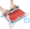 10Pack Travel Space Saver Bags (4 X S, 3 X L, 3 Xl), Reusable KFYM Vacuum Travel Storage Bag, Saves 75% of Storage Space, Roll-Up Compression, No Need for Vacuum Machine or Pump