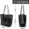 KALIDI Beachnylon Mesh Tote Bag, Casual Tote Bag Hobo Women Foldable MAX 23L Shoulder Bag for Beach Picnic Vacation