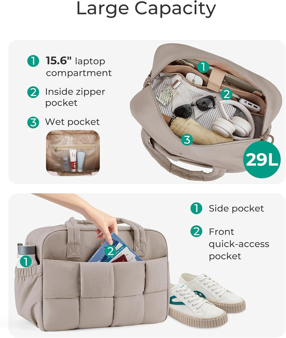 bagsmart travel duffel bag BAGSMART 24L Gym Tote Bag