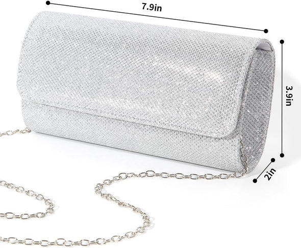 Lovyococo Evening Bag Clutch Purses for Women Ladies Sparkling Party Handbag Wedding Bag