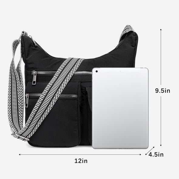 CLUCI Travel Purses for Women, Waterproof Nylon Crossbody Bags for Woman Trendy, anti Theft Shoulder Bag for Ladies