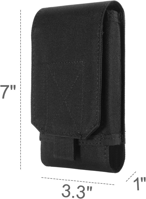 Urvoix Black Army Camo Molle Bag for Mobile Phone, Belt Pouch Holster Cover Case for Iphone 16 Pro Max/Iphone 15 Pro Max/Iphone 14 13 12 Pro Max/Iphone 16 15 14 Plus