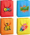 30Pcs Gift Bags Medium Size, Reusable Goodie Bag, Gift Bags with Handles for Party Favors, Birthday, Baby Shower