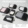 BAGAIL 4 Set/6 Set Ultralight Compression Packing Cubes Packing Organizer for Travel Accessories Luggage Suitcase Backpack