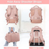 Travel Backpack for Women, Flight Approved Carry on Backpack with USB Charging Hole, Lightweight Travel Bag, Waterproof Causal Bookbag for College, Travel, Work