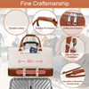 Weekender Bag for Women, Travel Duffel Bag Carry on Overnight Bag with Shoe Compartment Large Nylon Travel Weekend Tote Bag