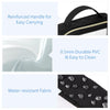 PACKISM Clear Makeup Bag - TSA Approved Toiletry Bag with Handle Large Opening, Clear Toiletry Bags for Traveling Travel Essentials, Travel Bags for Toiletries, Black