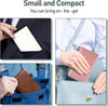 WEMATE 10 Pieces Notepad Holder Set Pocket Notebook - Included Mini Pocket Notepad Holder Set with 8 Memo Book Refills and Metal Pen for Meetings, Daily Records, and Notes 3 X 5 Inch (Brown)