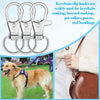 Anezus 100Pcs Key Chain Clip Hooks Swivel Lanyard Snap Hook Keychain Hooks for Lanyard Key Rings Crafting