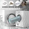 Shoe Washing Machine Bag, Laundry Shoe Bag for Washer and Dryer, Reusable Zipper Plush Sneaker Washing Machine Bag for Shoes, Gym,Tennis Shoes, Sports Delicate Gray 2Pc