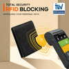 RUNBOX Wallet for Men,Mens Wallet,Slim Leather Bifold,Rfid Blocking 8 Slots Gift Box