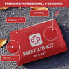Small First Aid Kit, 150 Piece with Foil Blanket, Scissors First Aid Bag for Emergency, Home, Camping, Travel, Sports, Office, Outdoor, Car, School