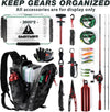 Ghosthorn Fishing Backpack with Rod Holder - Tackle Sling Bag - Fly Fishing Gifts for Men and Women