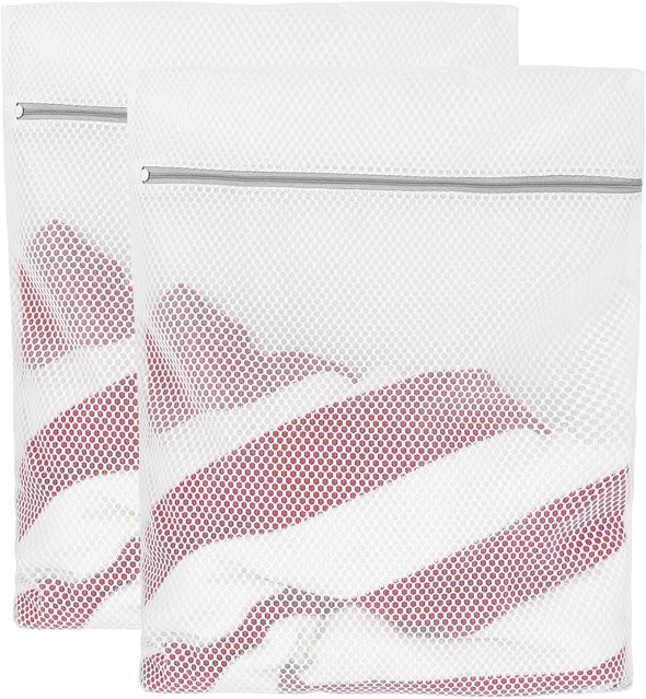 Lingerie Bags for Washing Delicates, Mesh Laundry Bags for Washing Machine. 2Pcs(20" X 24").