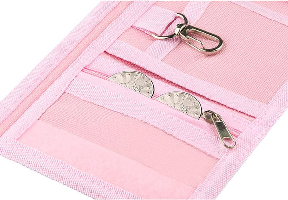 RFID Kids Wallets for Girls, Little Girls Wallet for Kids, Cute Wallet for Teen Girls, Toddler Wallet for Girls with Magic Sticker, Teen Girl Wallet with Coin Pocket (Rainbow Glitter 01)