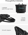 BAGSMART Expandable Tote Bag for Women, Zipper Puffer Work Tote with Water-Resistant Quilted, Nurse and Carry-On Travel Bag