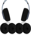 Earpads Sweater Cover Protectors with Stretchable Knit Fabric for Beats Studio 3/2 Bose QC35 25 15 Headphones and Other Headsets with 3-4 Inch Ear Cushions [ 2 Pairs ] (Black)