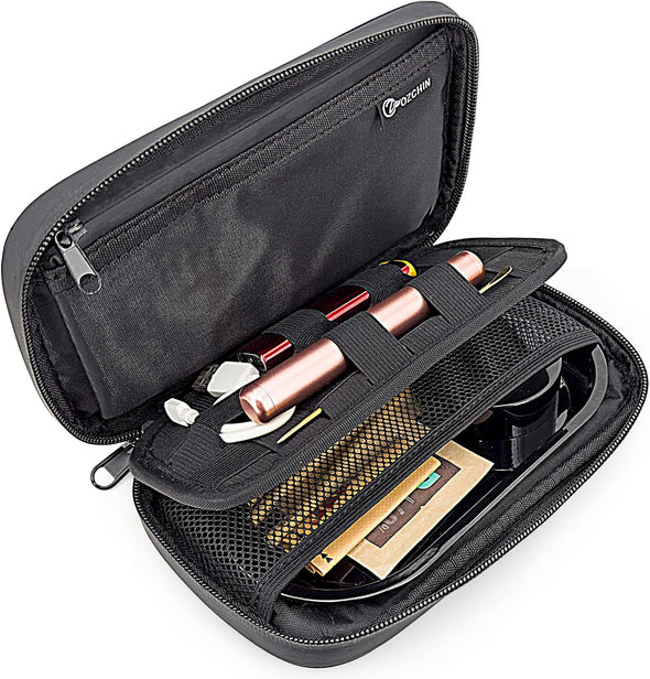 OZCHIN Smell Proof Bag with Water Repellent Zipper, Portable & Compact Handheld Pouch, Multi-Use Medicine & Travel Organizer, 8'' X 7'', Perfect for Everyday Carry