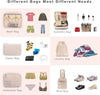 BAGAIL 8 Set Packing Cubes Luggage Organizer Bags for Travel Accessories-Cream