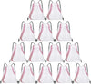 14 Pcs Drawstring Bags Softball Baseball Basketball Football Goodie Favor Bags Cinch Bag Sackpack for Sports Teams (Baseball)