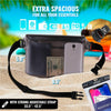 Airuntech Waterproof Fanny Pack,Waterproof Phone Pouch for Iphone 15 14 13 12 11 Pro Max,Ipx8 Waterproof Dry Bag for Snorkeling Beach Cruise Kayaking Pool Swimming(Two Phone Cases+Two Waist Bags Set)