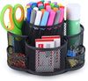 Pen Holder for Desk, Rotating Pencil Holder, Cup Holder for Desk Office, Pen Organizer in Black