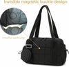 CAMTOP Mini Gym Bag for Women, Small Gym Tote Bag Puffy Quilted Sports Duffel Bag with Wet Compartment and Coin Purse Duffel Bags Dance Yoga Workout Bag