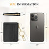 Sodsay Card Case Slim Front Pocket Wallet for Women Credit Card Holder with Keychain