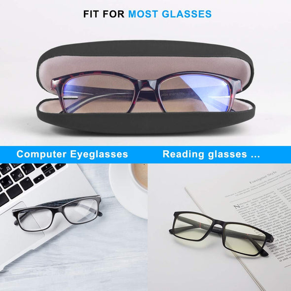 Raylove Unisex Hard Shell Eyeglasses Cases, Protective Case for Glasses