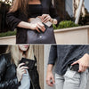 Small Wallet for Women Bifold RFID Blocking Card Holder Leather Wallets with Zipper Coin Pocket