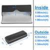 Raylove Unisex Leathers Hard Shell Eyeglasses Cases, Protective Case for Glasses