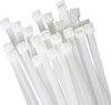 White Zip Ties 18 Inch Large Cable Ties Wraps100 Pcs/Pack Outdoor Use Long Plastic Ties with 60 Pounds Tensile