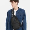Crossbody Sling Bag for Men with Adjustable Shoulder Strap Shoulder Backpack Chest Bag Travel Hiking Daypacks