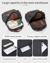 Messenger Bag for Men,Small Sling Crossbody Backpack Shoulder Bag for Men Women,Canvas Strap Backpack Sling Bag